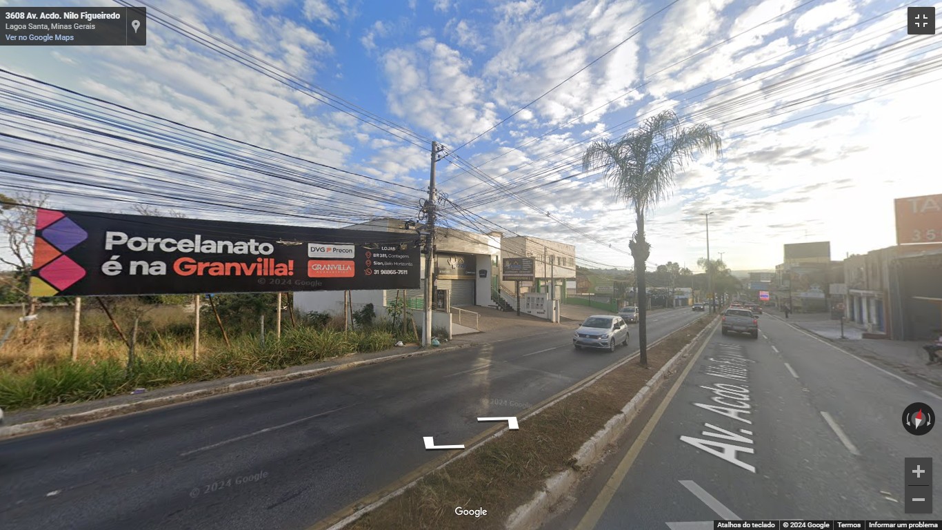 Painel outdoor Av. Nilo Figueiredo – Entrada da Cidade (13,5x3) em Lagoa Santa, MG