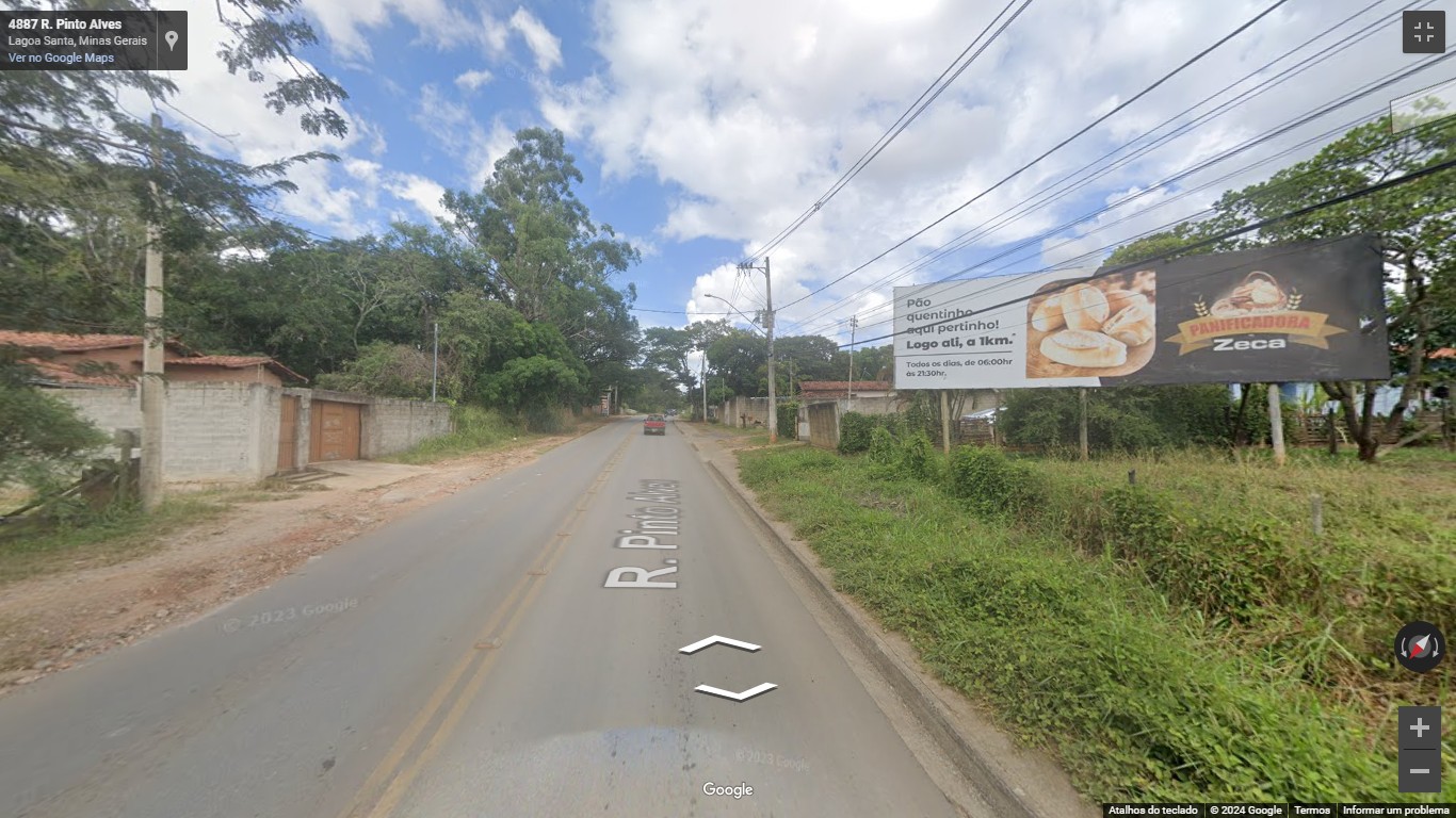 Painel outdoor Av. Pinto Alves – Sentido Centro (9x3) em Lagoa Santa, MG
