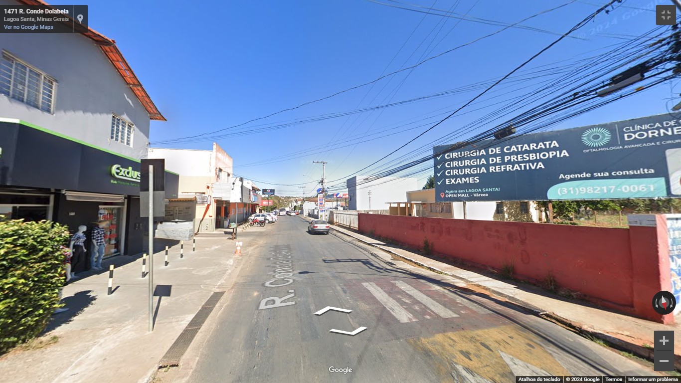 Painel outdoor Av. Conde Dolabela – Open Mall Várzea (9x3) em Lagoa Santa, MG