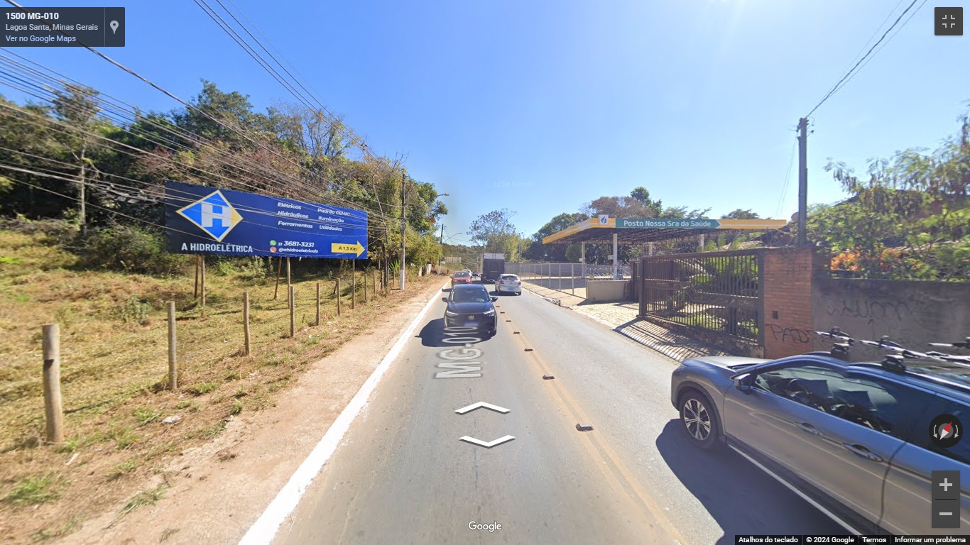 Painel outdoor Av. Pinto Alves – Promissão (MG-010) (9x3) em Lagoa Santa, MG